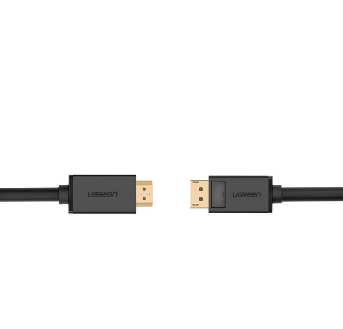 UGREEN Displayport Male to HDMI Male Cable 1.5m – Black (10239) 4K 30Hz 32 AWG – High-Quality DP to HDMI Cable in Black