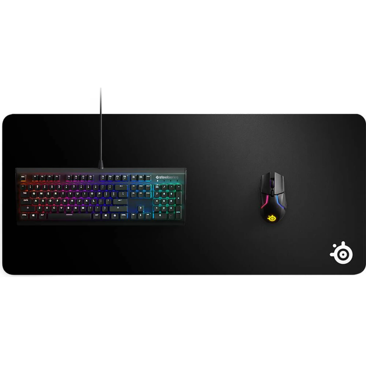 SteelSeries QcK Gaming Mouse Pad - XXL Thick Cloth - Sized to Cover Desks
