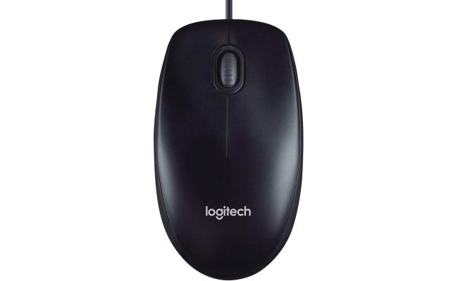 Logitech Wired Optical Mouse M90 Black USB 2.0