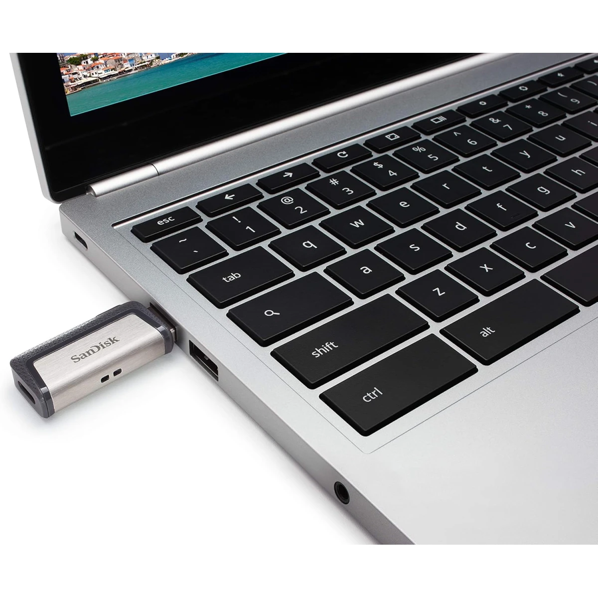 SanDisk Ultra 256GB Dual USB Type-C & USB Flash Drive, Speed Upto 150Mbps For Easily Free up Space On Your iPhone 15 Plus/Pro/Max or USB Type-C Smartphone