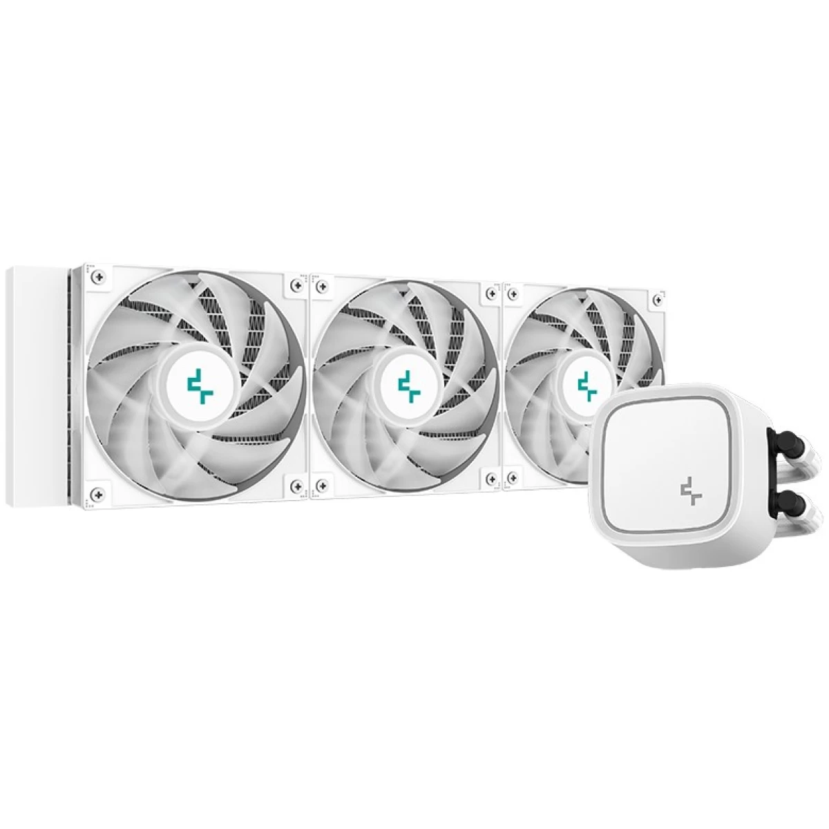 DeepCool LE720 Liquid Cooler 250W TDP AIO 360mm ARGB PWM Fan Copper Heatsink Aluminium Radiator Anti-Leak Tech CPU Water Cooler Intel & AMD - White