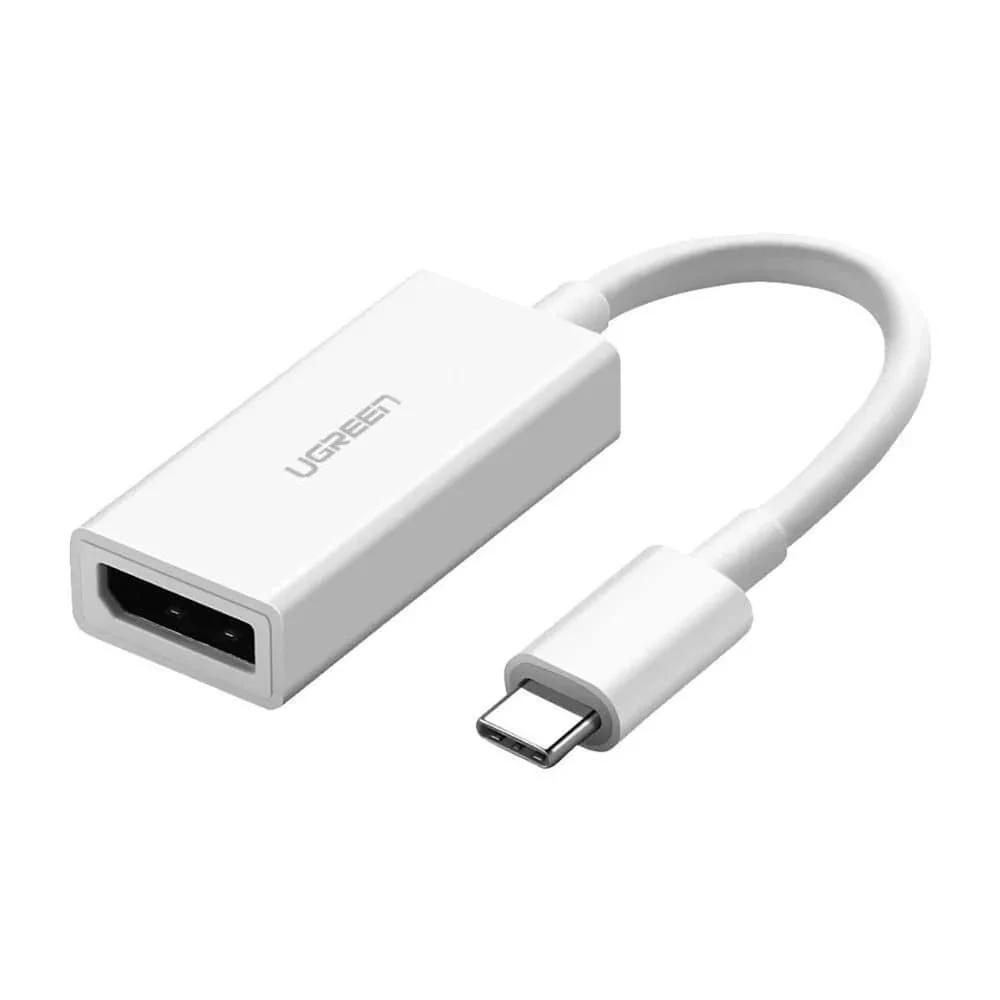 UGREEN USB-C Input to Display Port Output Adapter, Support 4K * 2K @ 60Hz, 15CM, White