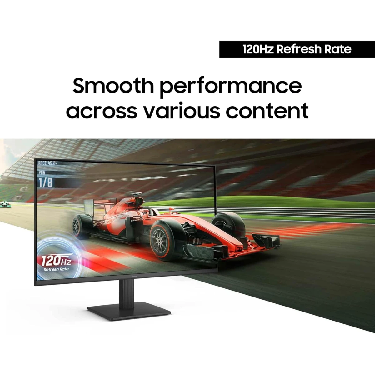 Samsung 24" S3 (S32GF) IPS Full HD 120Hz , Flicker Free, Eye Saver Mode AMD FreeSync HDMI & D-Sub Interface , Black