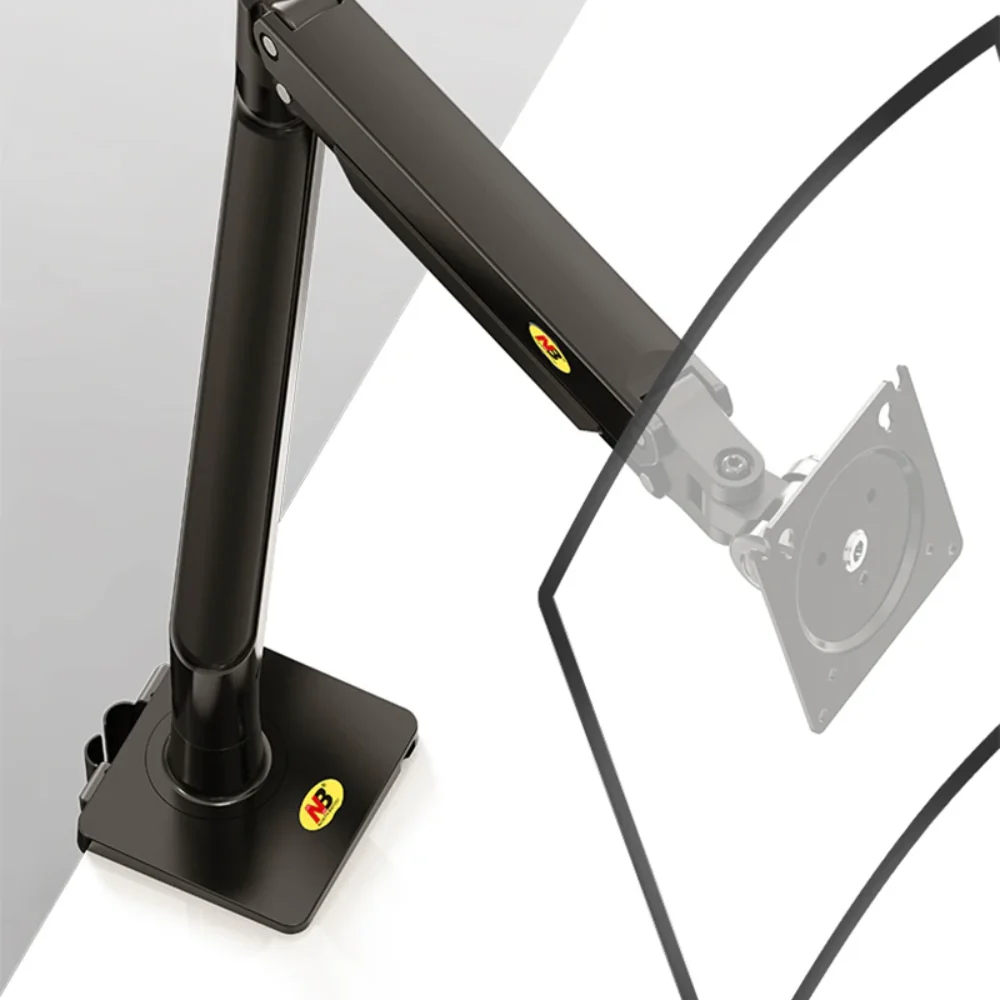 NB G40 Gas Spring Arm 22-40 inch Screen Desktop Monitor Holder 360 Rotate 2-15kgs Monitor Mount Arm with USB 3.0 Port
