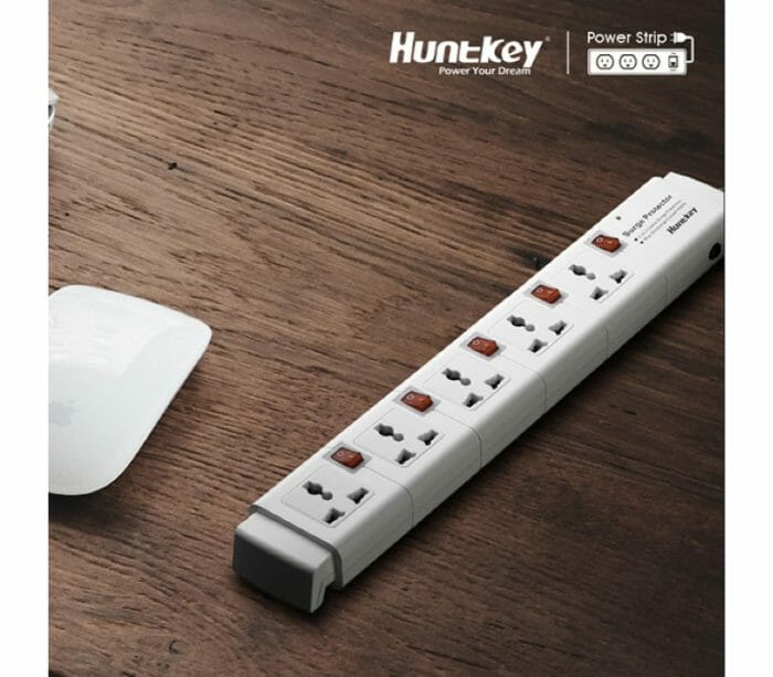 Huntkey PZC502 Power Strips, Universal Standard