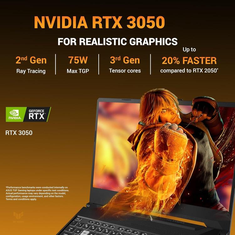 ASUS TUF A16 (2025) AMD Ryzen 7 7445HS, Gaming Laptop Nvidia RTX 4050 6GB DDR6 & IPS 144Hz Display 16" Mecha Gray Windows 11 Home