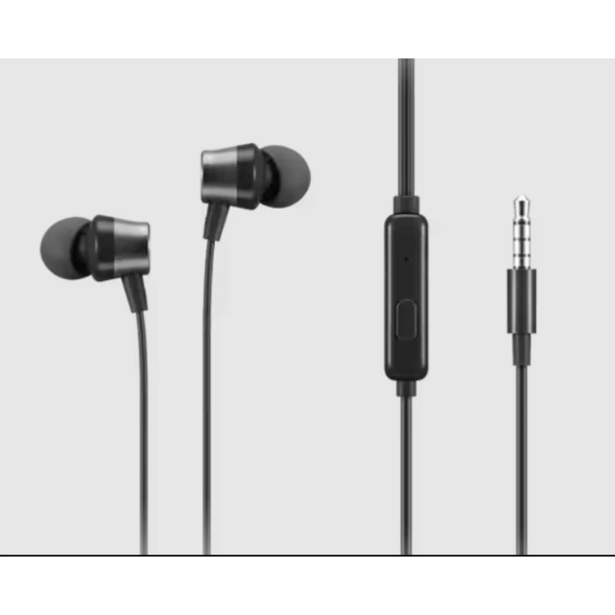 Lenovo Analog In-Ear Headphone Gen II Wired Stereo Mini-Phone (3.5mm) w/ Mic , Windows, Mac, Android - Black