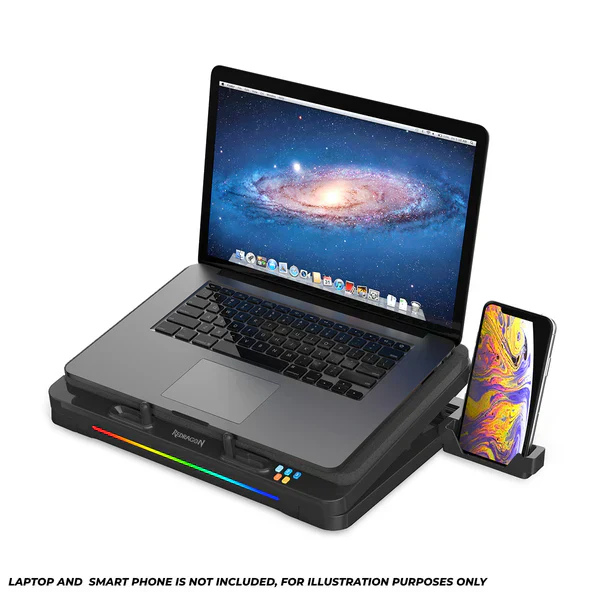 REDRAGON GCP512 WINDSEEKER RGB TURBO FAN LAPTOP COOLER