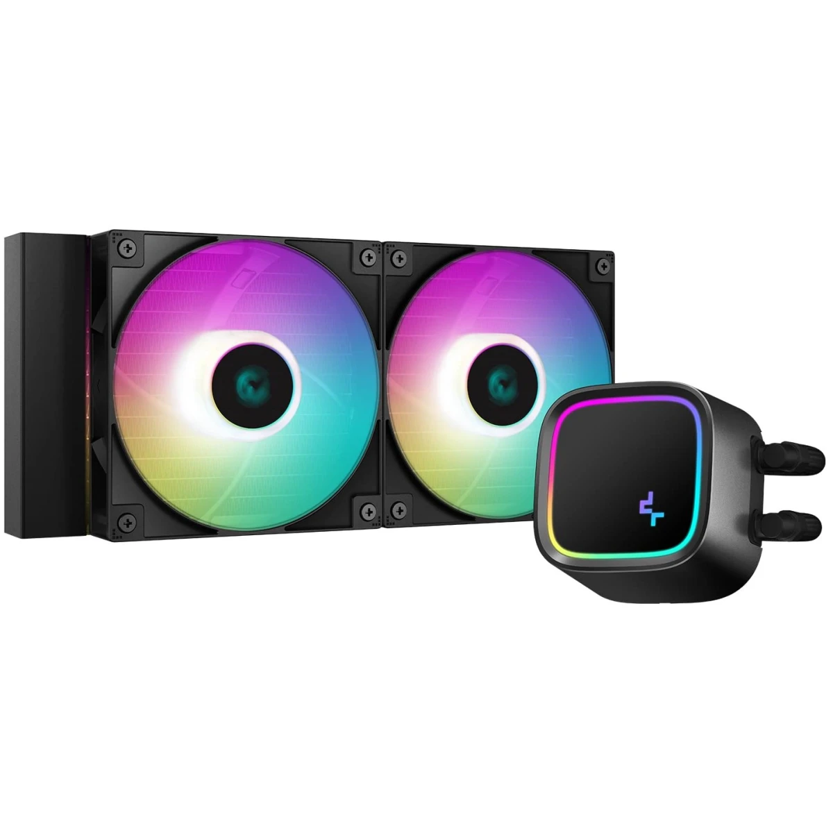 DeepCool LE520 Liquid Cooler 220W TDP AIO 240mm ARGB PWM Fan Copper Heatsink Aluminium Radiator Anti-Leak Tech CPU Water Cooler Intel & AMD