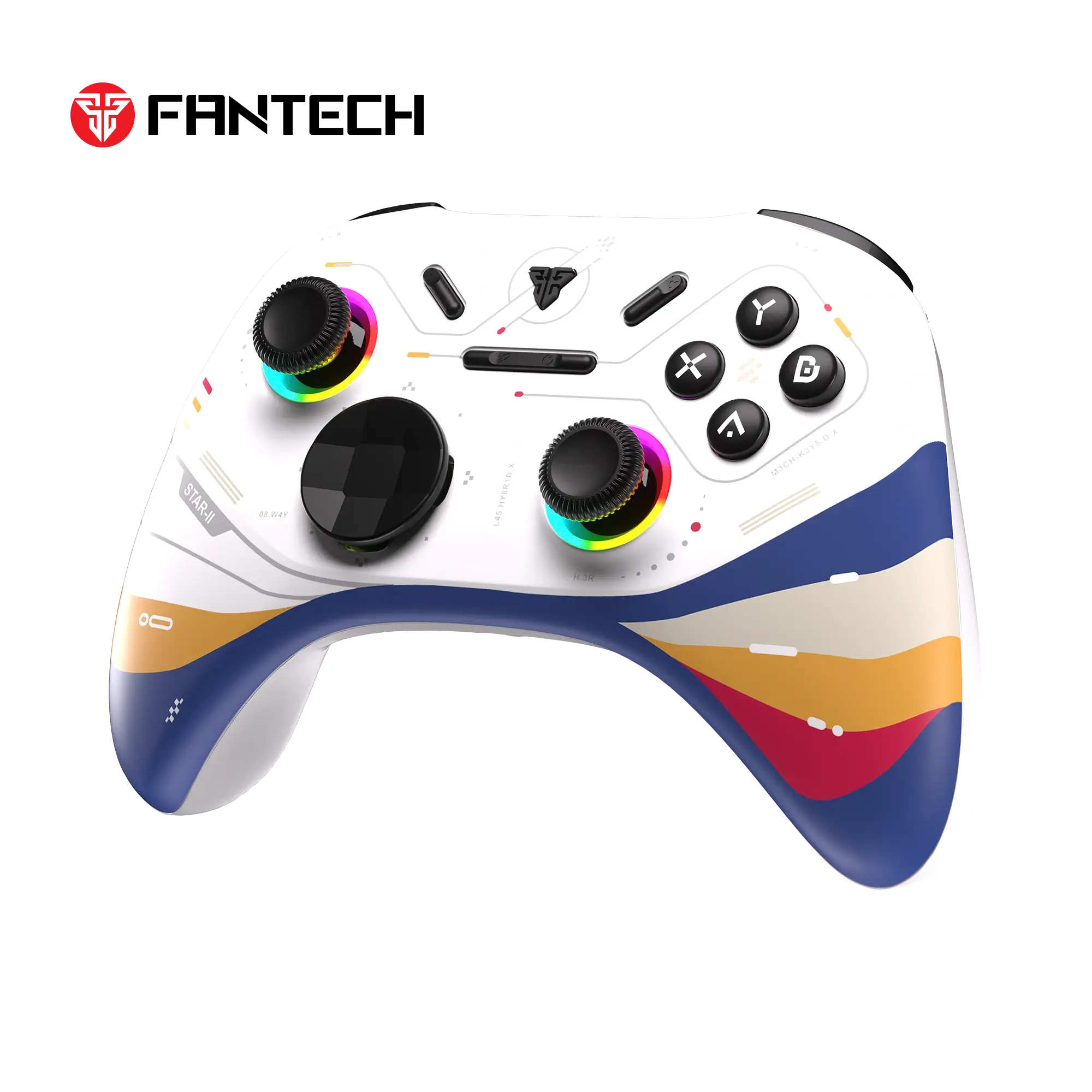 FANTECH EOS PRO II S WGP15V2S MECHANICAL BUTTONS WIRELESS GAMEPAD - Star Two White