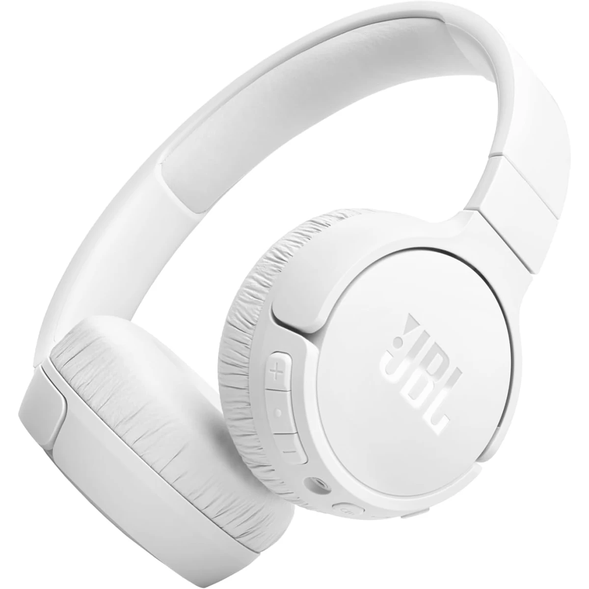 JBL Tune 670NC Adaptive Noise Cancelling with Smart Ambient Wireless Up to 70H Battery Life Speed Charge Lightweight Comfortable & Foldable - White