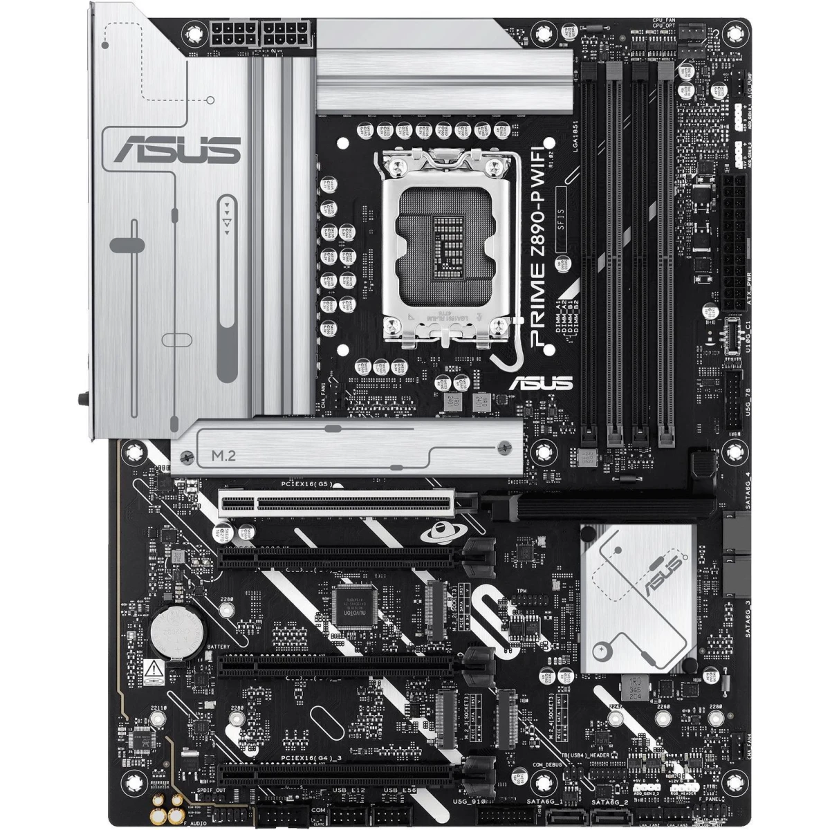 ASUS PRIME Z890-P WIFI 7 Z890 DDR5 LGA 1851 Advanced AI PC-ready 4x M.2 SSD PCIe® 5.0 Thunderbolt™ 4 USB Type-C® 2.5Gb Lan