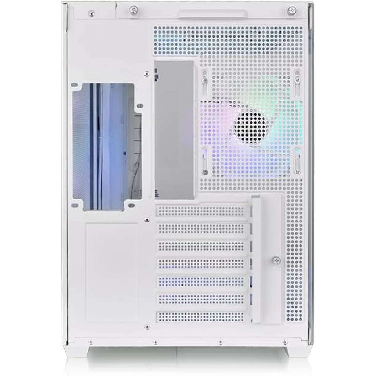 Thermaltake View 380 TG ATX 6x120mm ARGB Fans Supports Hidden-Connector Motherboard Front & Side Dual Tempered Glass Panel - White
