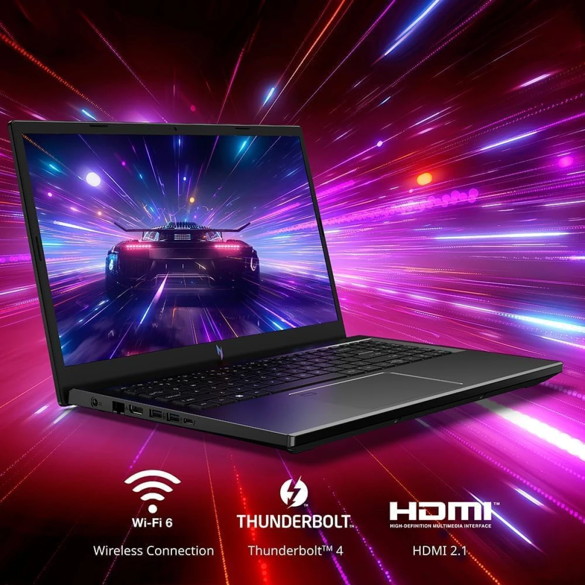 Acer Nitro V 15 (2024) ANV15-51-54DX 13Gen Intel Core i5 10-Cores w/ DDR5 Memory & Nvidia RTX 3050 6GB & 165 Hz Display - Black