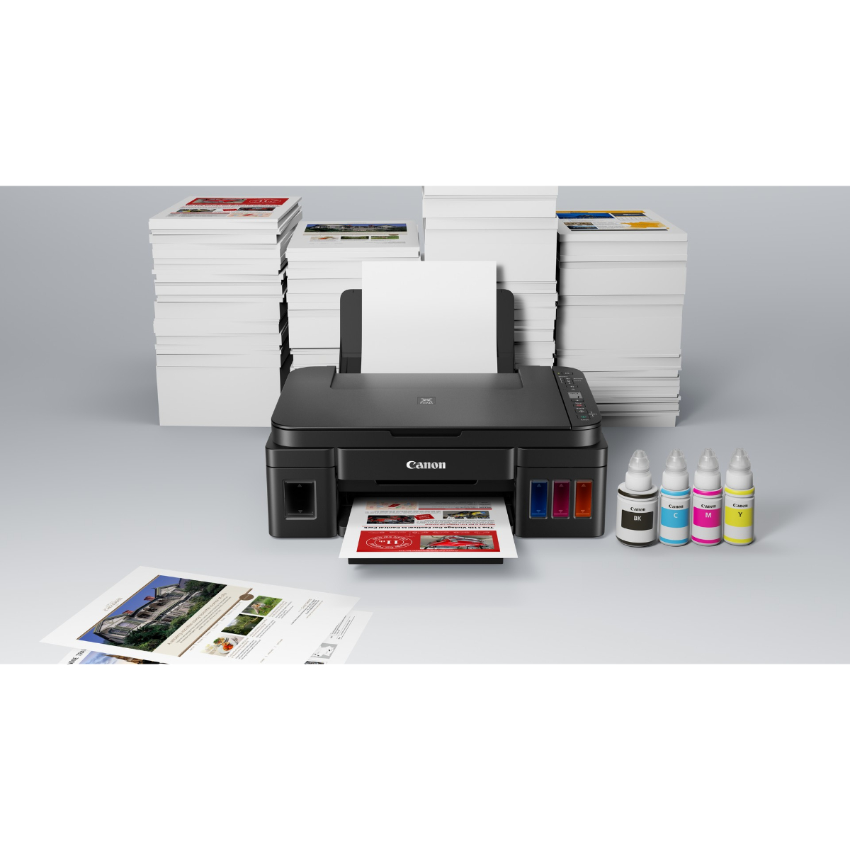 CANON PRINTER PIXMA G3410 SMART TANK & Scanner Maximum resolution: 4800 x 1200 DPI up to 6000 pages black / 7000 pages colour Wireless / Print , Copy, Scan Warranty