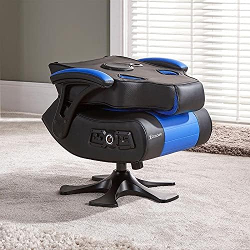 X Rocker Playstation Legend 2.1 Pedestal Gaming Chair with 2.1 Sound System, Vibration & Bluetooth