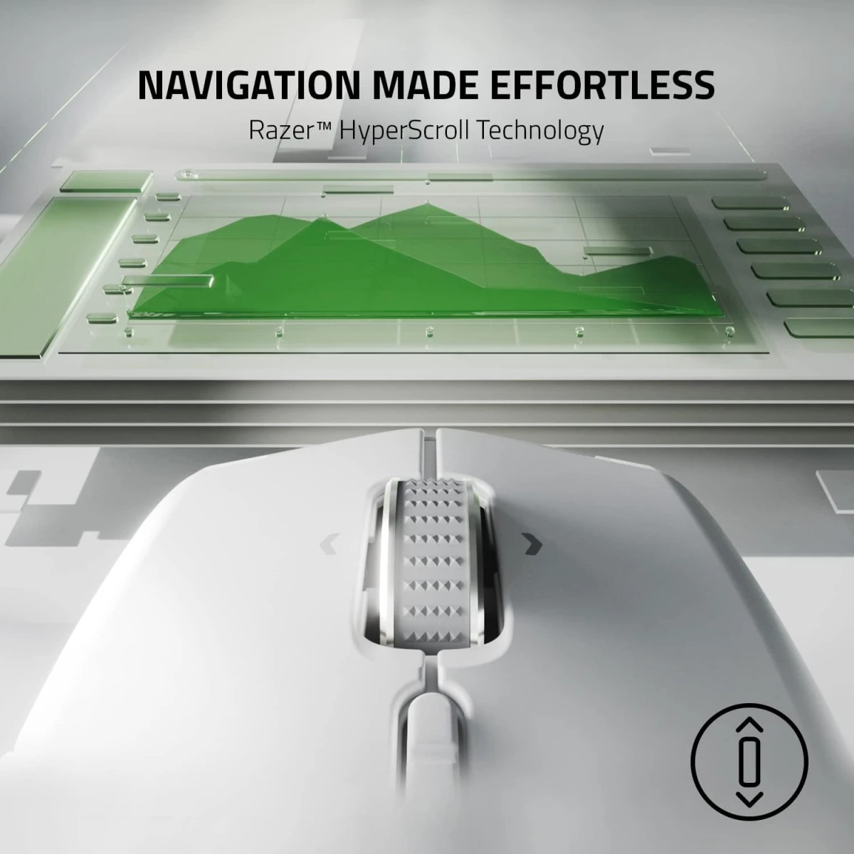 Razer Pro Click Mini Portable Wireless Silent Tactile Sleek & Compact HyperScroll Technology Productivity Dongle Connect up to 4 Devices 7 Programmable Buttons