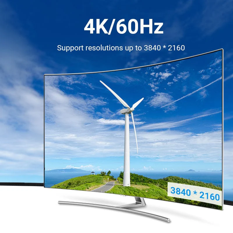 Vention Mini DisplayPort to DisplayPort Cable 4K 2K Male to Male Thunderbolt 2M