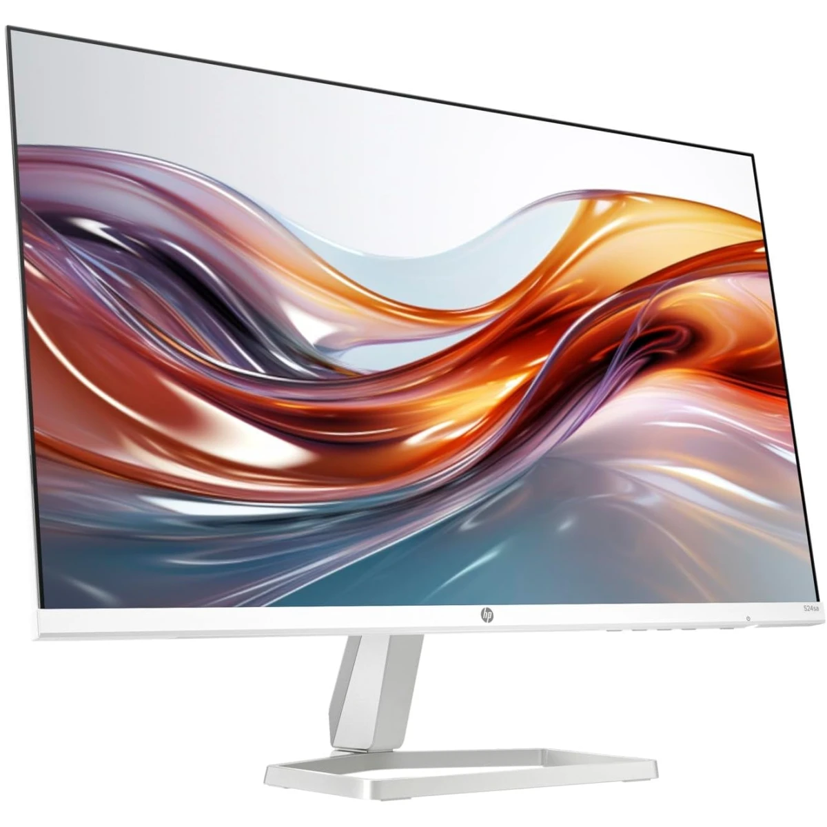 HP 524sa 24" Ultraslim IPS Full HD 100Hz True-Color Low-Blue Light Filter w/ 99% sRGB 300 nits & Built-In Dual 2W Speakers - Silver & White