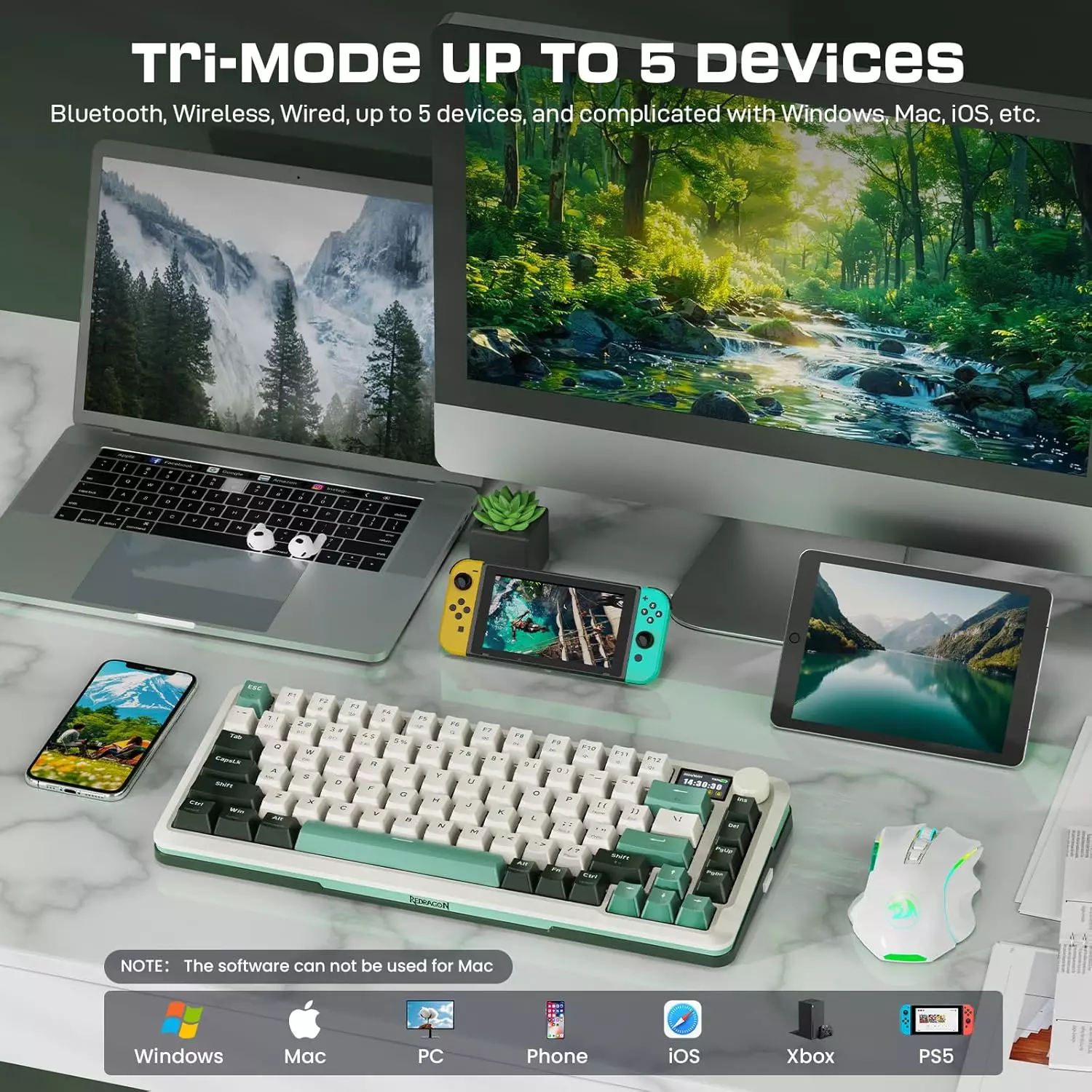 REDRAGON-K708-FLEKACT-PRO-RGB-Gaming-Mechanical-Keyboard-BT2.4GhzWired-3-Mode-Switch-Linear-White-Green-2.webp