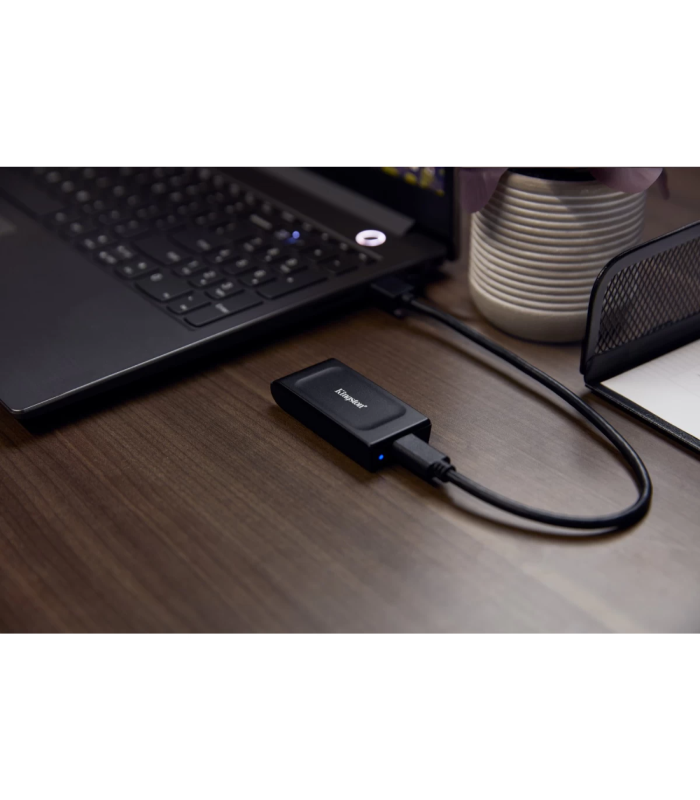 Kingston XS1000 2TB High Performance Pocket-Sized External SSD USB C w/ USB-C to USB-A Cable
