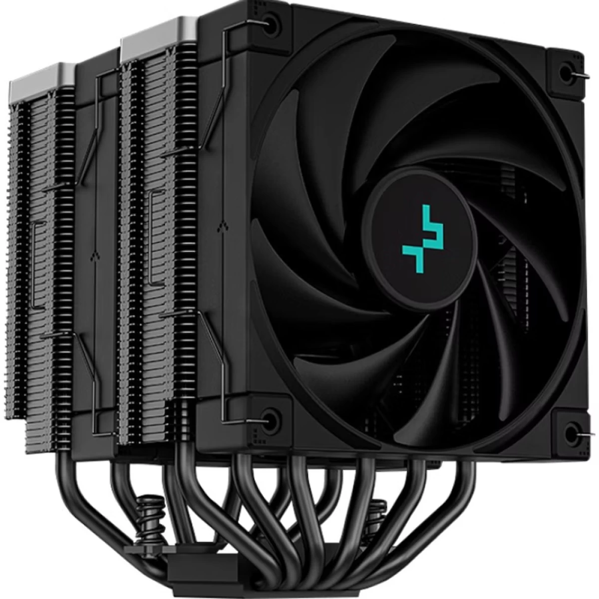 DeepCool AK620 Zero Dark CPU Air Cooler Mighty 260w TDP 6 Copper Heat Pipes Dual-Tower CPU Cooler w/ 2x120mm Fans