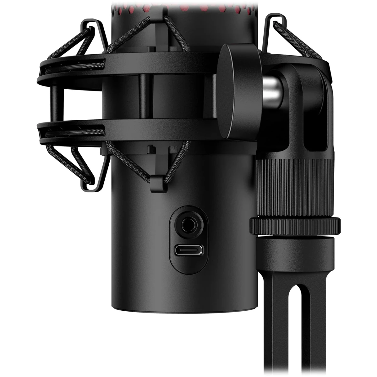 HP HyperX QuadCast 2 (2024) USB Hi-Res Studio-Quality Recording MIC On-Board Controls Mic Status LED - Black