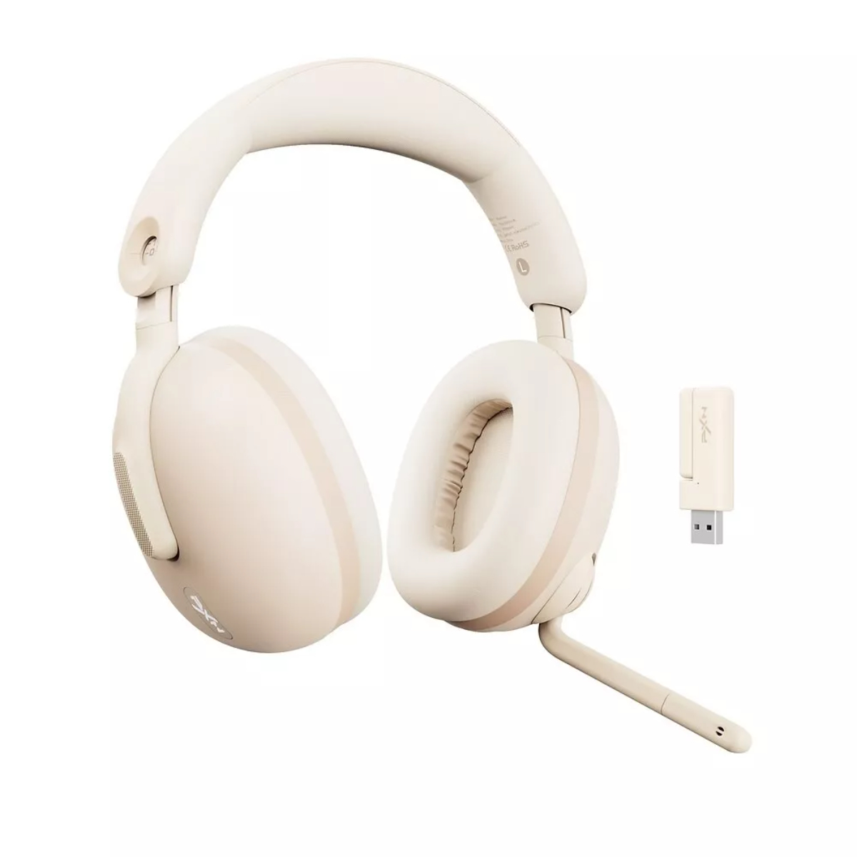 PXN 308E Wireless Gaming Headset with Microphone 2.4 Ghz Stereo Surround Sound Headphones with 40MM Drivers, RGB Lighting, 2.4G USB & Type-C for PC,PS5,PS4, Switch, Mac, Laptop, Mobile (Warming Pink)
