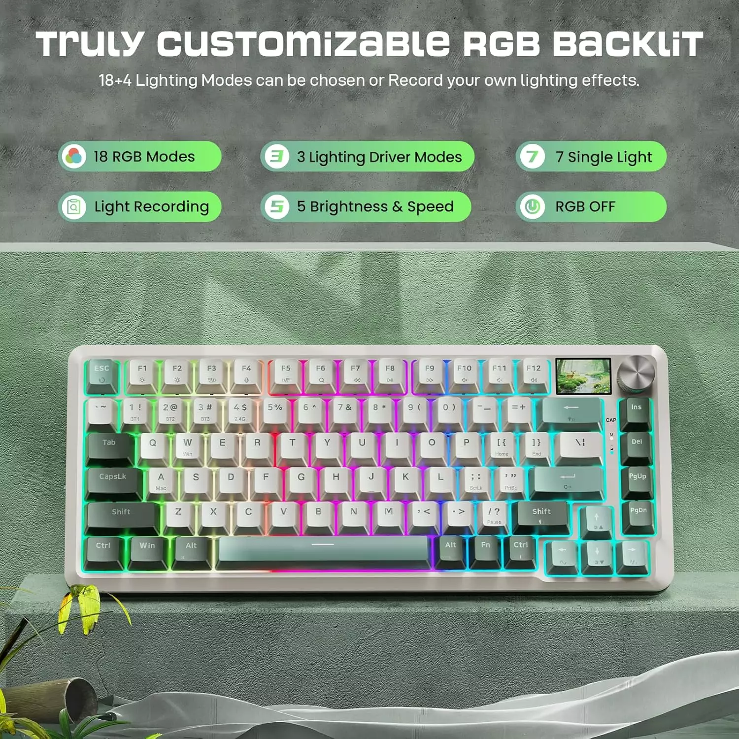 REDRAGON-K708-FLEKACT-PRO-RGB-Gaming-Mechanical-Keyboard-BT2.4GhzWired-3-Mode-Switch-Linear-White-Green-9.webp