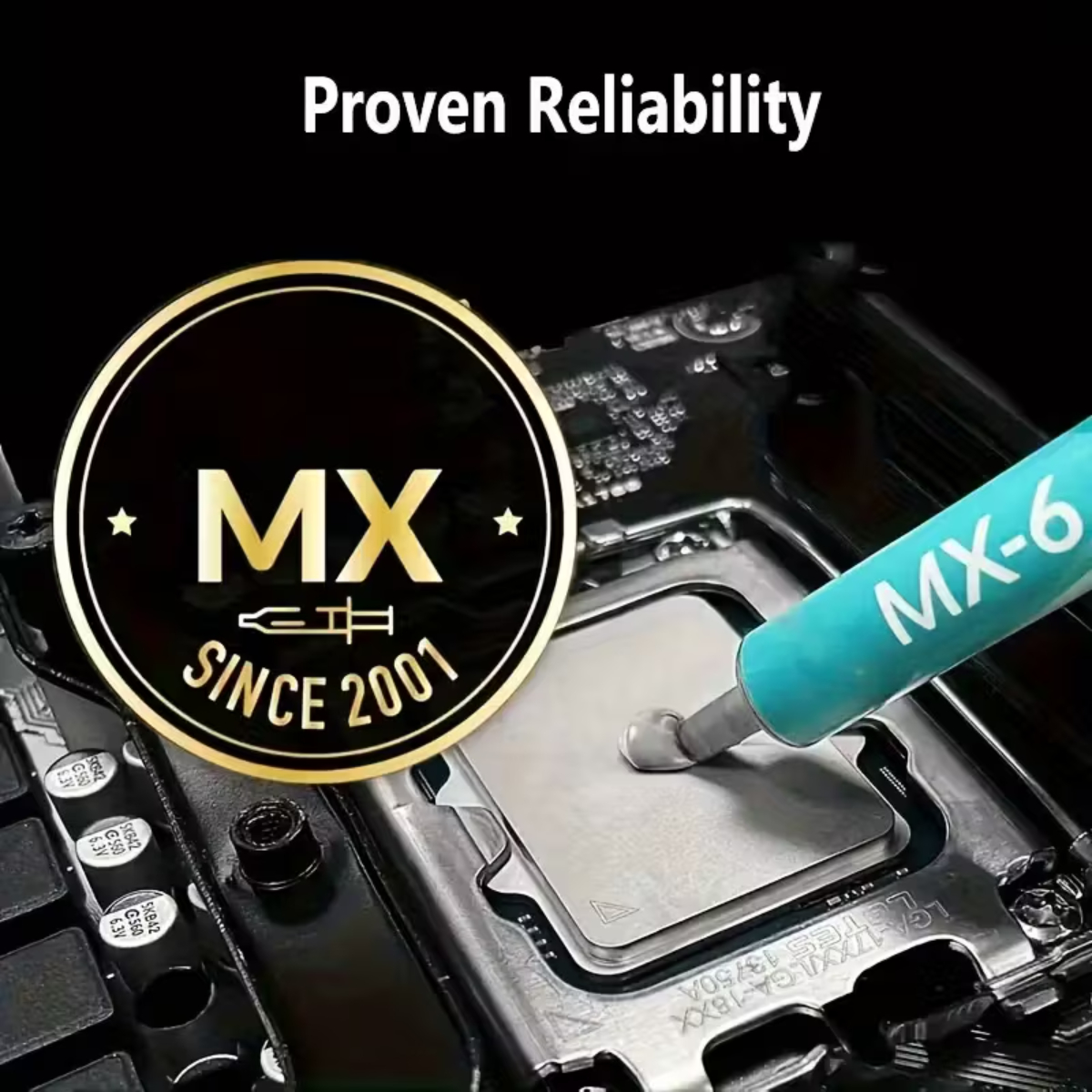 ARCTIC MX-6 (4G) - Ultimate Performance Thermal Paste for CPU, Consoles, Graphics Cards, laptops, Very high Thermal Conductivity, Long Durability, Non-Conductive