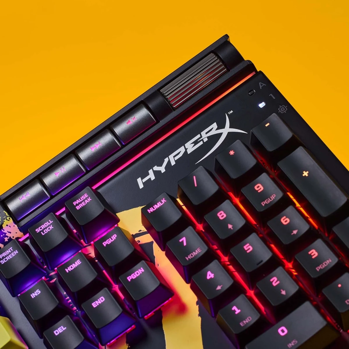 HyperX Alloy Elite 2 100% Mechanical 80M Keypresses Anti-ghosting 100% Onboard Memory 3 Profiles Key Rollover N-Key Mode Red Linear Switches TimTheTatman Edition