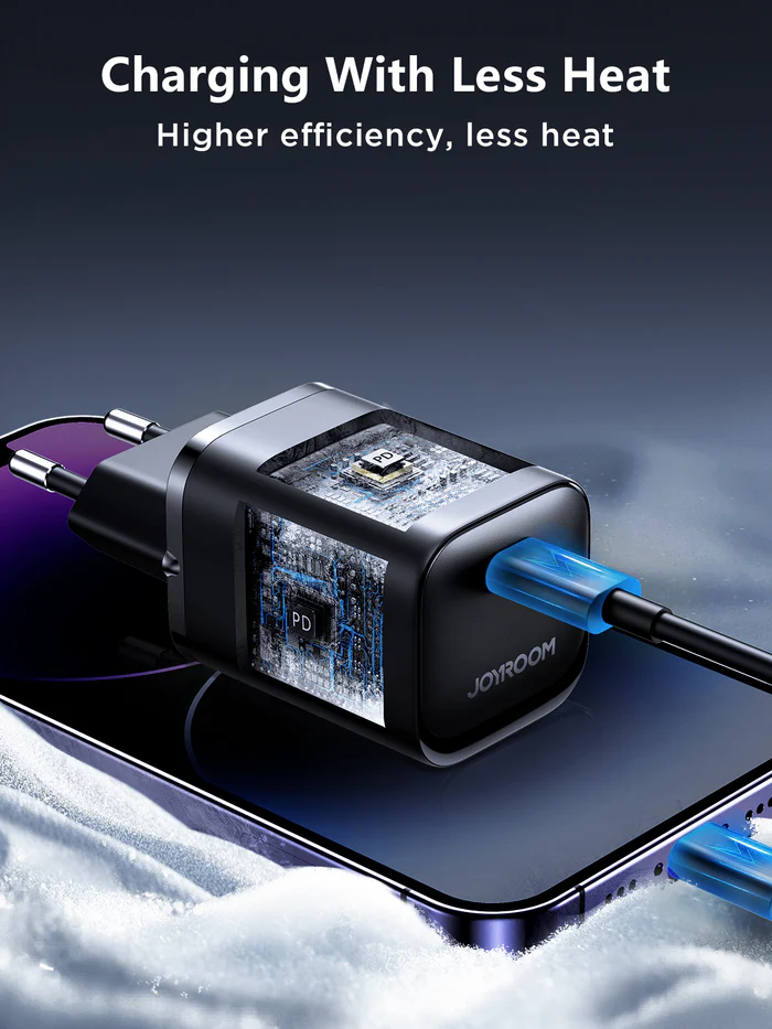 JR-TCF07 Speed Series PD 30W Single-Port Charger-Black