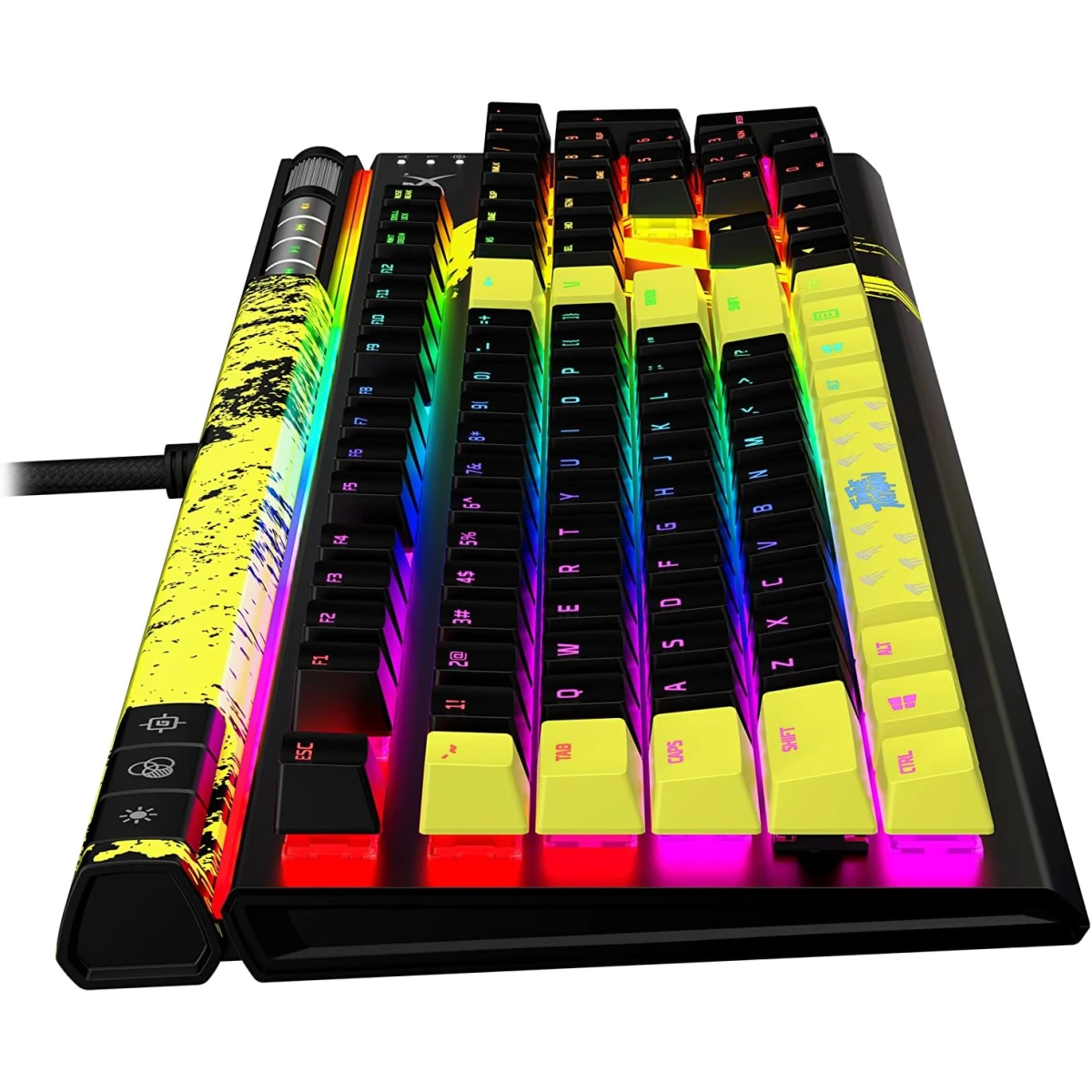 HyperX Alloy Elite 2 100% Mechanical 80M Keypresses Anti-ghosting 100% Onboard Memory 3 Profiles Key Rollover N-Key Mode Red Linear Switches TimTheTatman Edition