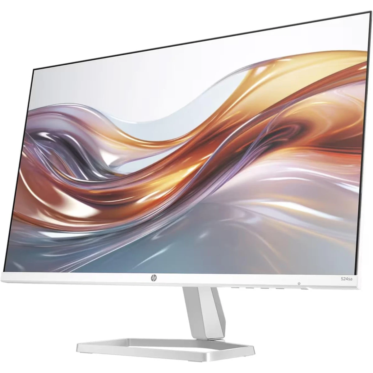 HP 524sa 24" Ultraslim IPS Full HD 100Hz True-Color Low-Blue Light Filter w/ 99% sRGB 300 nits & Built-In Dual 2W Speakers - Silver & White