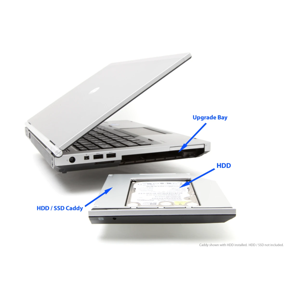 Universal 9.0mm HDD Caddy For Laptop 2.5"