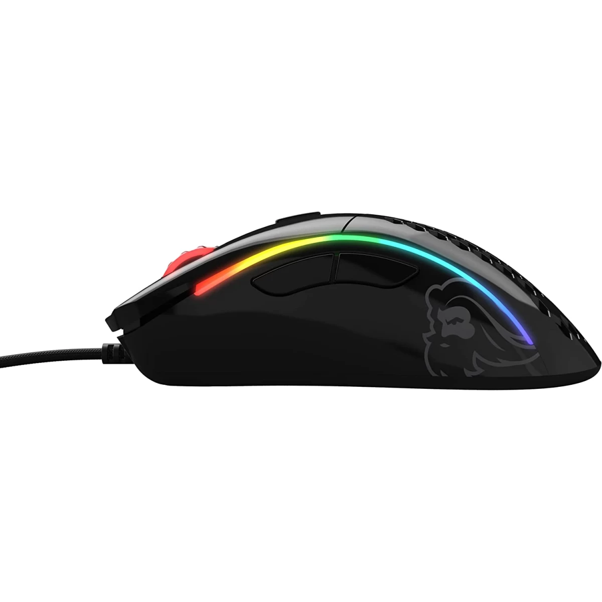 Glorious Model D 69G Superlight Honeycomb Mouse RGB USB Mouse - Glossy Black