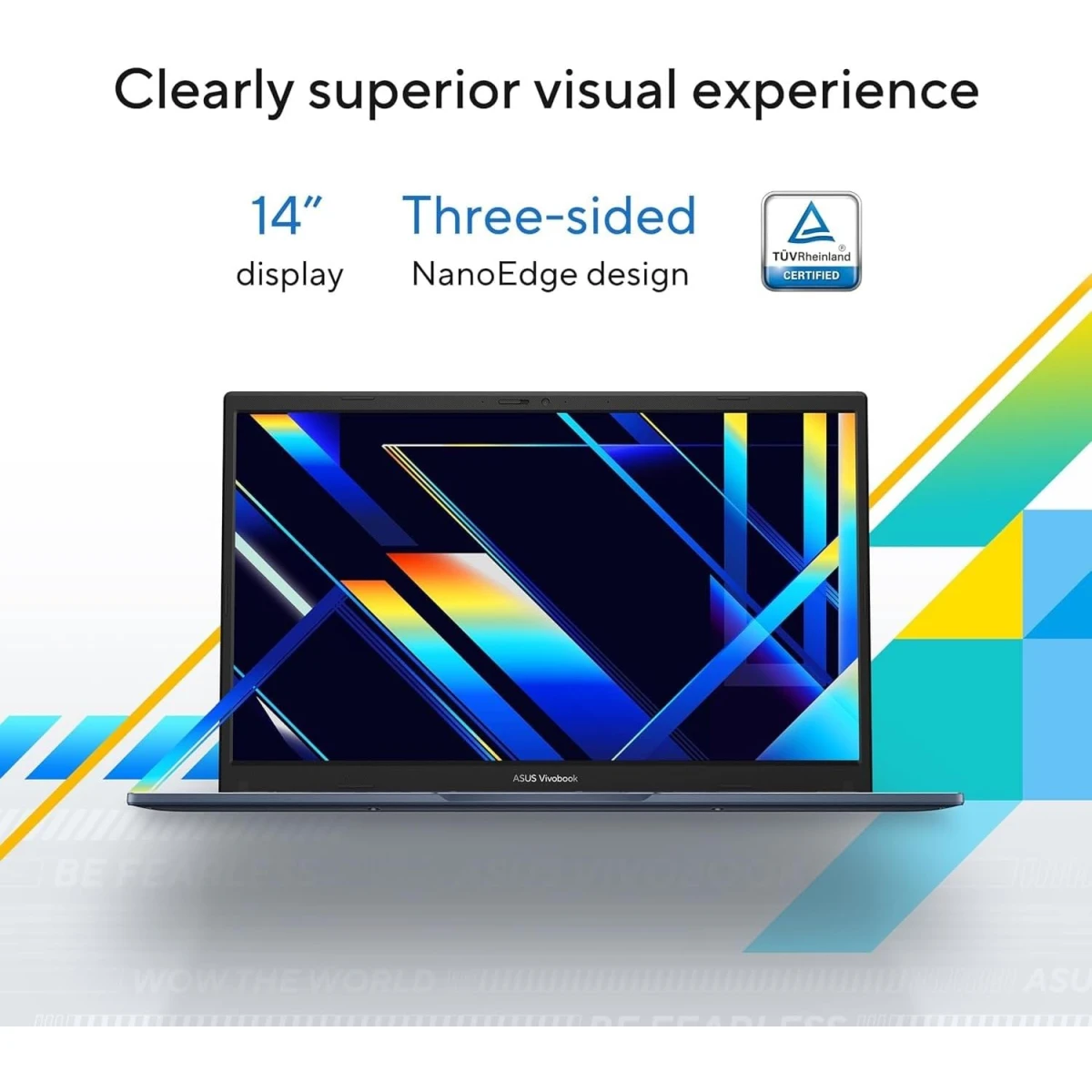 ASUS NEW Vivobook 14 (2023) X1404VA NEW 13th Gen Intel Core i7 10-Cores Thin & Light Military-Grade (Customized) - Quiet Blue