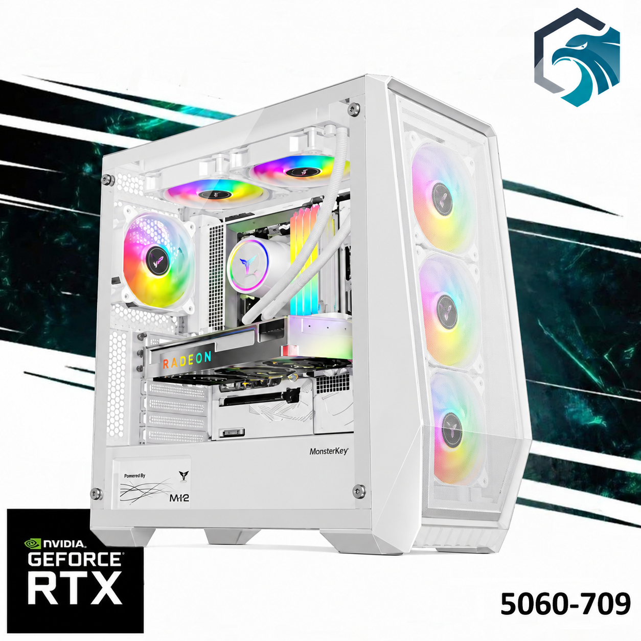 EC Power 5060-709 Gaming PC NEW AMD Ryzen 5 7600X w/ Nvidia RTX 5060 8GB DDR7 & Advanced Air Cooler