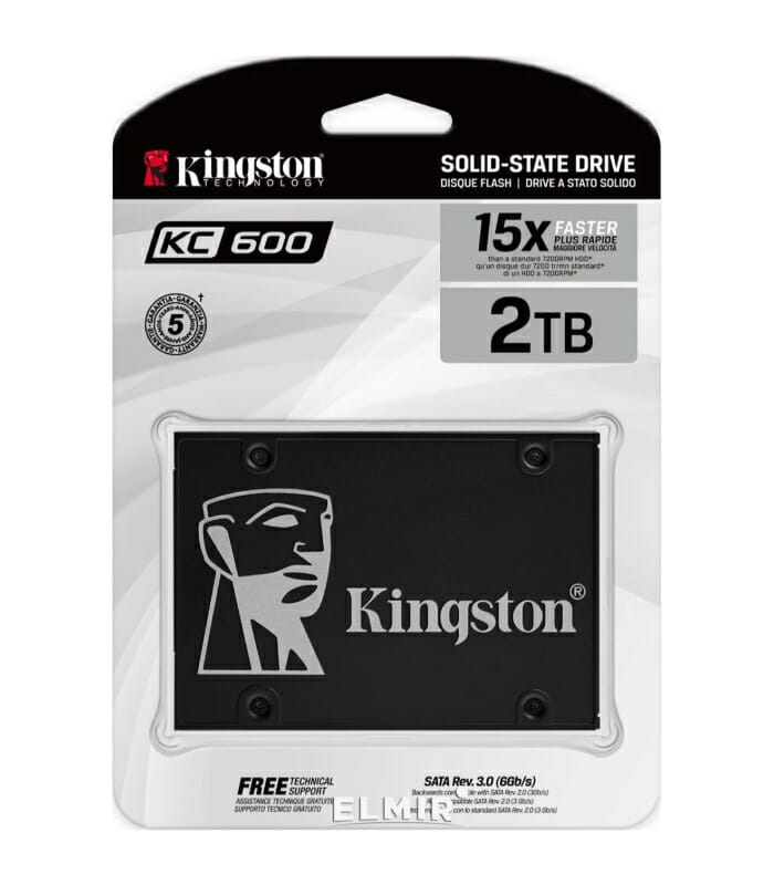 Kingston KC600 2TB SATA III Solid State Drive (SSD)