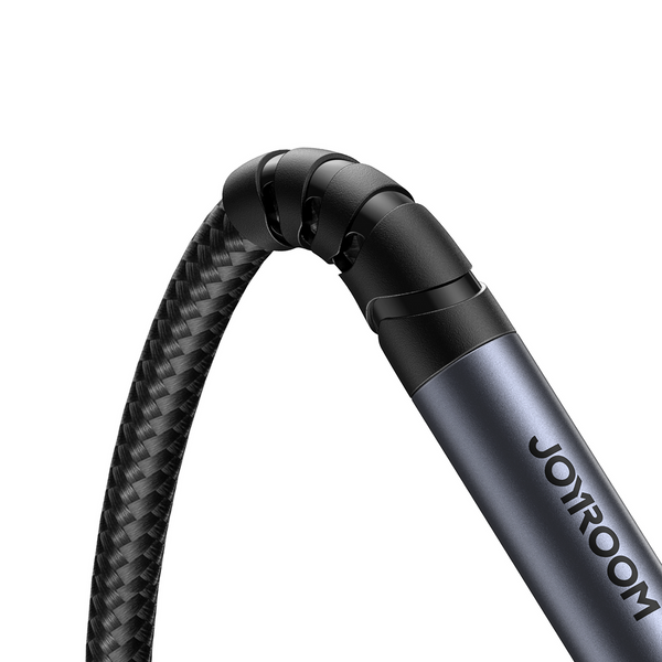 JOYROOM stereo audio cable AUX 3.5 mm mini jack (male) - mini jack (female) 1.2 m black (SY-A09)