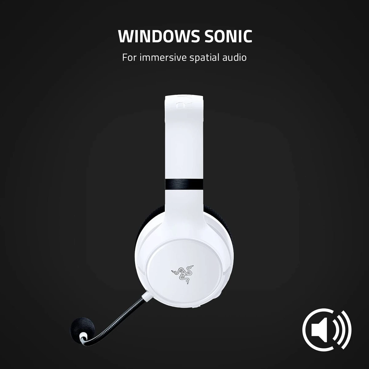 Razer Kaira X for Playstation Wired Gaming Headset for PS5 - White