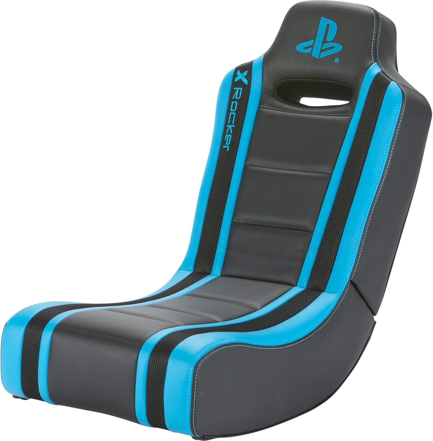 X Rocker Playstation Geist 2.0 Floor Rocker Gaming Chair with 2.0 Sound System for Children and Teenagers
