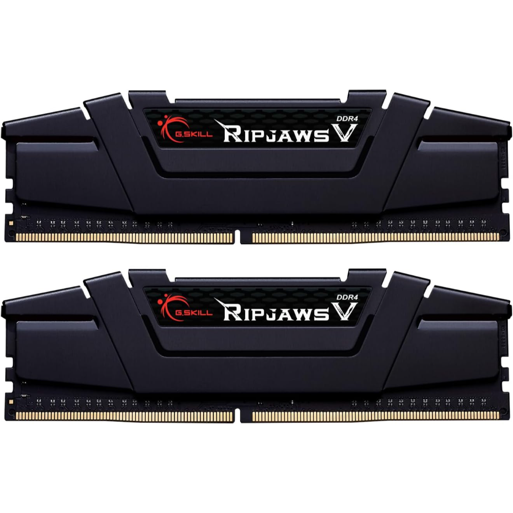 G.SKILL RipjawsV Series DDR4 RAM (XMP) 16GB (2x8GB) Up to 4000MT/s CL18 1.35V Intel AMD Desktop Computer Memory U-DIMM - Black