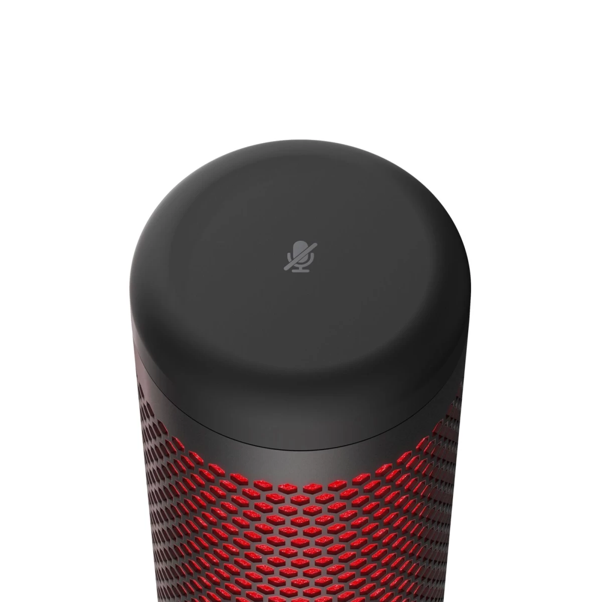 HyperX QuadCast USB Condenser Gaming Microphone for PC PS5 PS4 Mac Computer Streaming Recording Podcast Mic Tap to Mute LED Indicator Four Polar Patterns Shock Mount Pop Filter, Red
