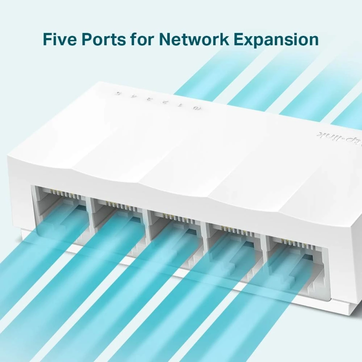 TP-Link LS1005 5-Port 10/100Mpbs Desktop Switch Ethernet SPLITTER Plastic Case