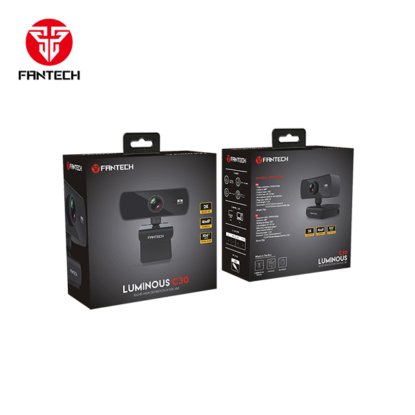 Fantech Luminous C30 USB 2K Quad HD 4MP Webcam