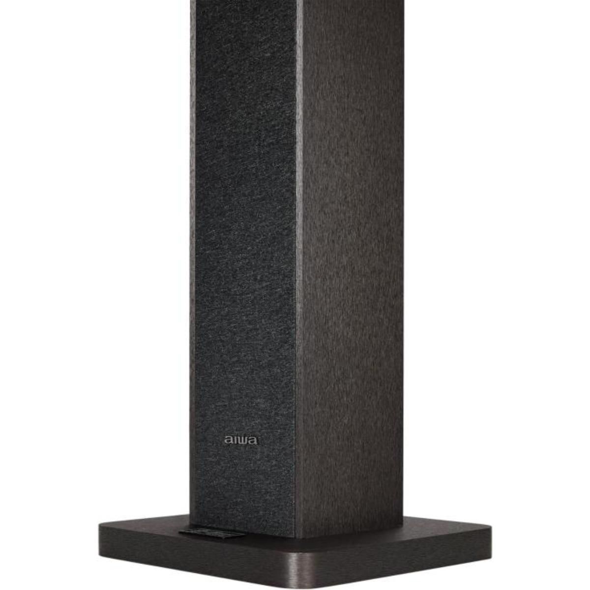 Aiwa TSBT-270BK: True Wireless Bluetooth Sound Tower (50W, Bluettoh 5.0, True Wireless Stereo, USB MP3 Player, Audio-In) Colour: Black