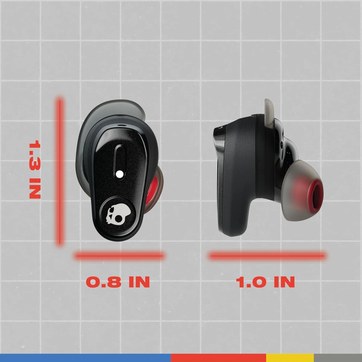 Skullcandy Method 360 ANC Wireless Earbuds, Sound by Bose, Bluetooth Headphones, Premium Noise Cancelling, Up to 40 Hrs Battery, Sweat and Water Resistant, Microphone for iPhone Android - True Black