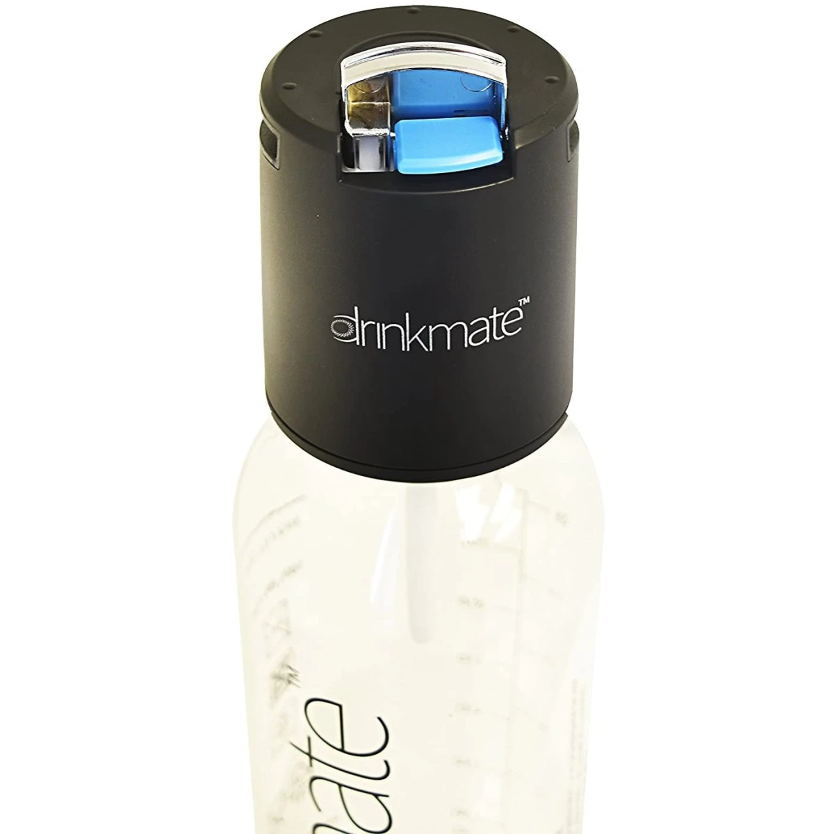 DrinkMate Water & Soda Machine, Carbonates Any Drink , Cylinder Included - Black