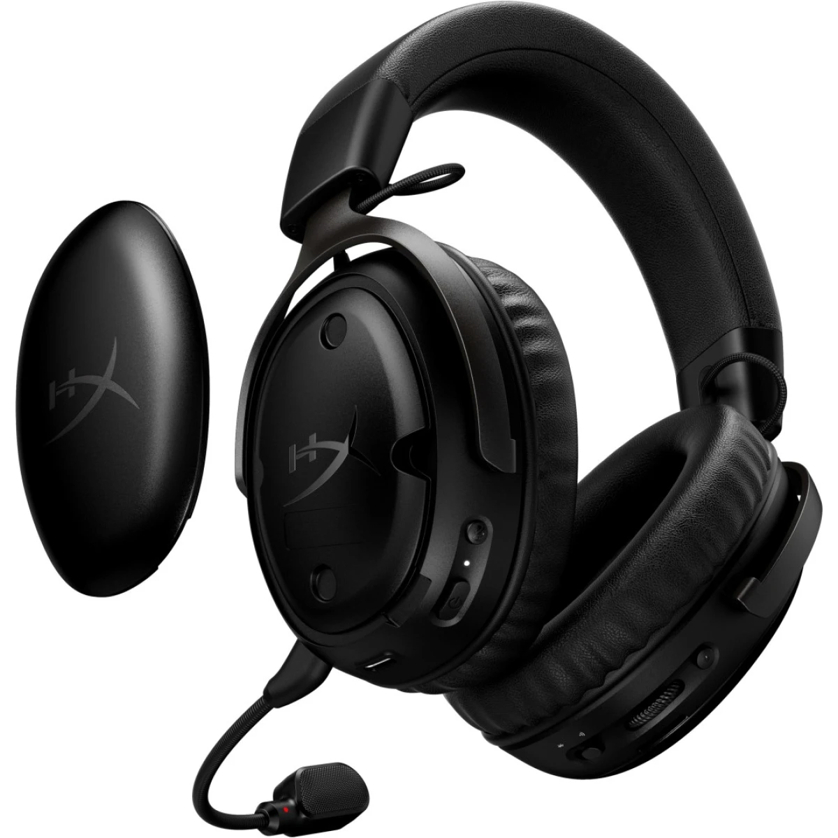HyperX Cloud III S (2025) Wireless 2.4GHz & Bluetooth 53mm Angled Drivers Memory Foam Durable Frame 10mm Microphone up to 120-hour Battery For PC; Mac; PS5; Mobile; Switch - Black
